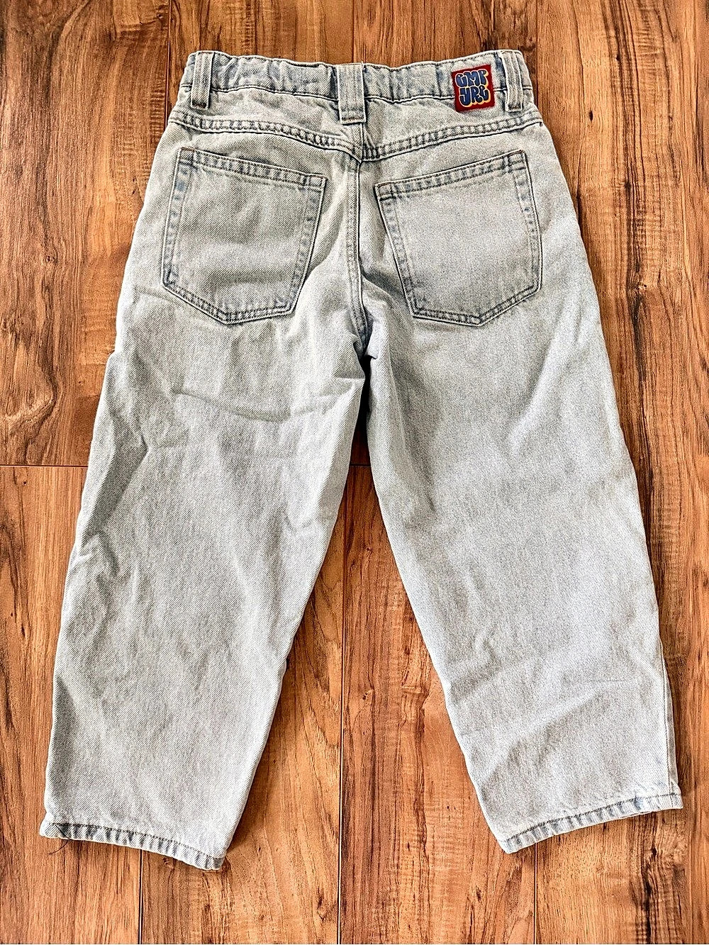 Empyre Youth Baggy Light Wash 100% Cotton Jeans Waist 24 or size 8 - Picture 2 of 9